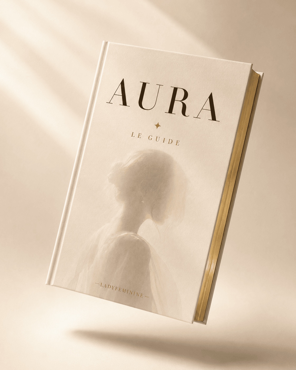 Mockup du guide Aura — Le Guide, ebook PDF de 80 pages sur la féminité et le glow up
